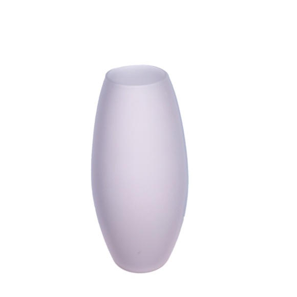 Vintage Lavender Satin Glass Vase - Picture 4 of 6